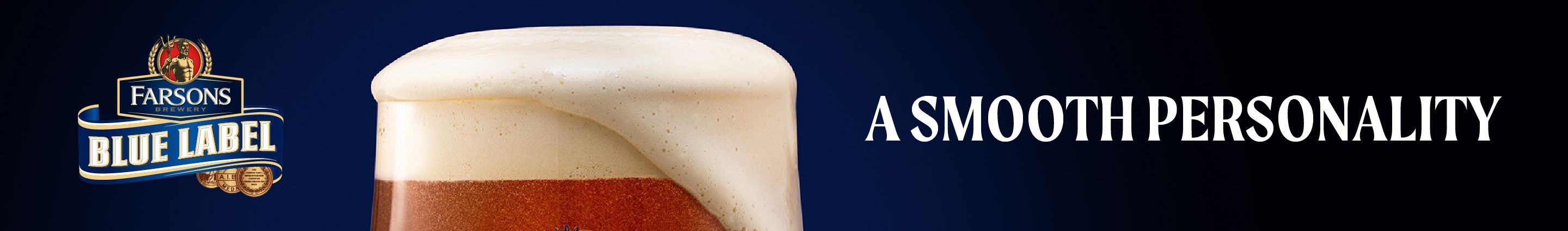 Blue label Ales Homepage Banner